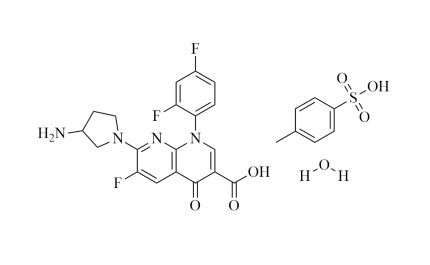 Tosufloxacin tosilate hydrate